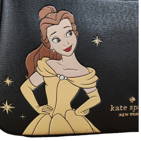 🆕Disney X Kate Spade Beauty And The Beast Convertible Crossbody and Card Holder - Picture 6 of 17